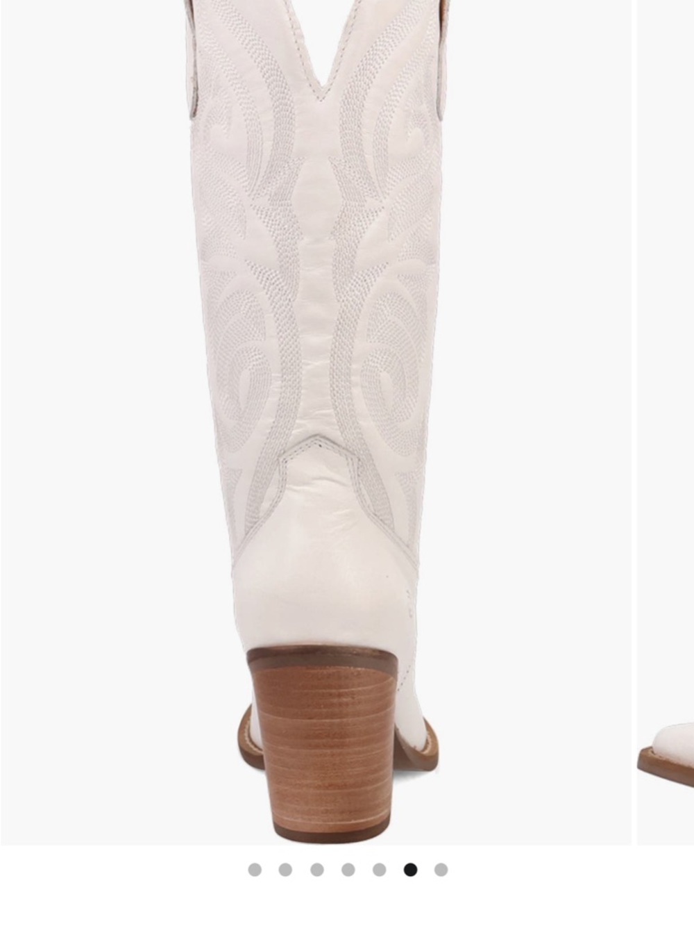 NWOB DINGO White Hensley Western Boot size 9M - Picture 6 of 14